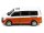 Burago VW T6.1 Bus weiß/orange 1/43