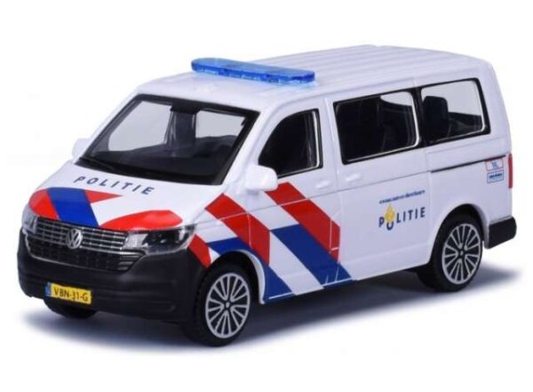Burago VW T6.1 Bus dutch police 1/43